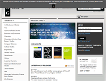 Tablet Screenshot of degruyter.com